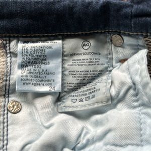 AG “The Prima Crop” mid-rise cigarette crop